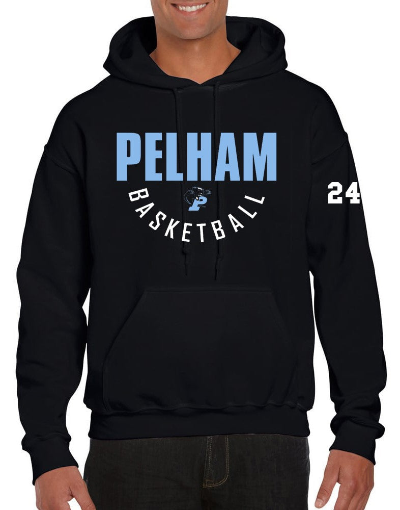 Pelham Panthers Adult Black Hoodie (ATC)