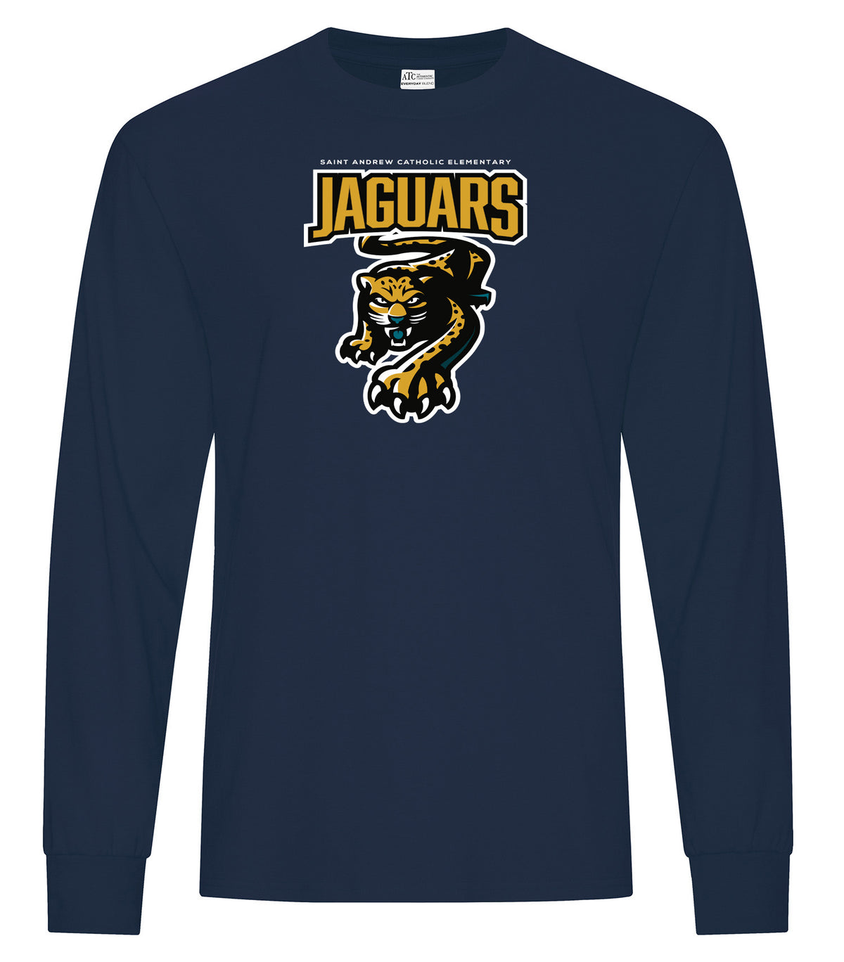 St. Andrew Catholic Elementary Adult Long Sleeve Shirt (Jaguar)