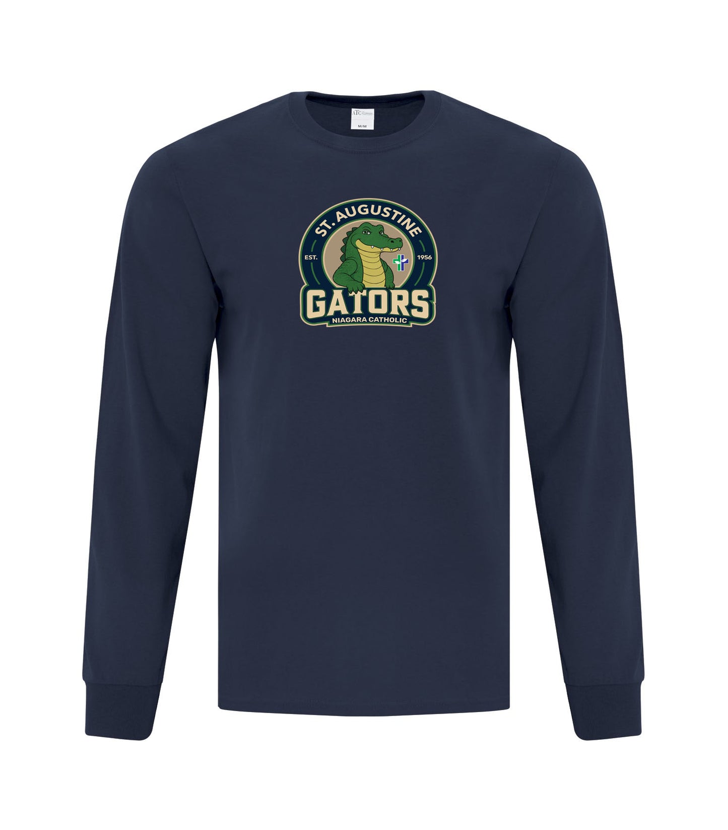 Saint Augustine Spirit Wear Adult Long Sleeve (Navy)