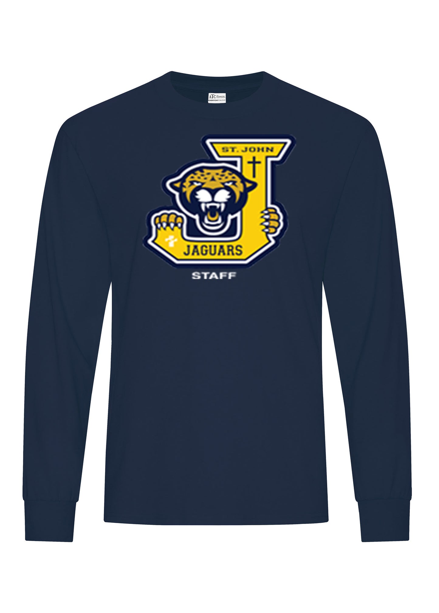 St. John STAFF Spirit Wear Adult Long Sleeve Shirt