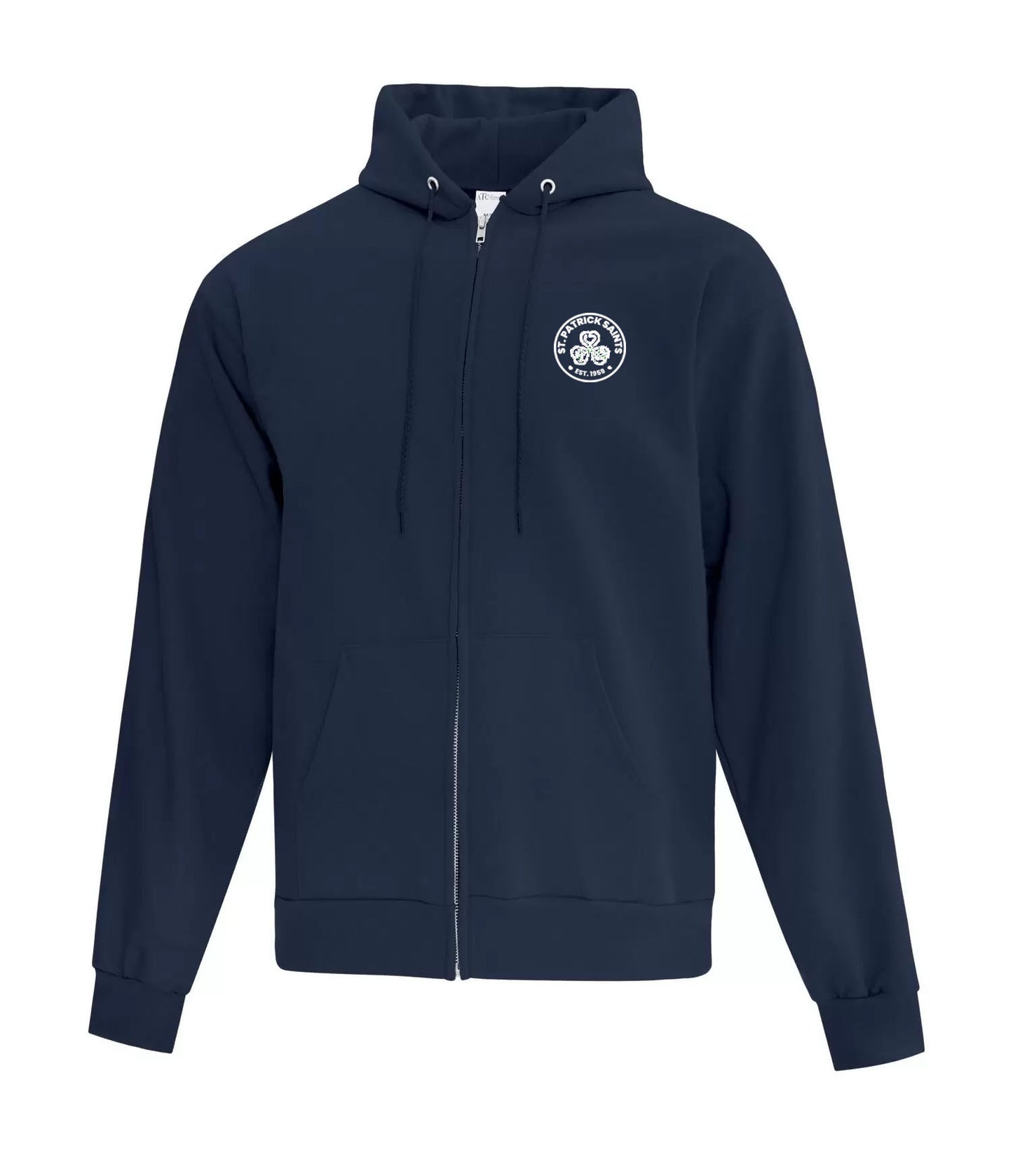 St. Patrick Catholic Elementary Youth Zipper Hoodie (Port Colborne) (Navy)