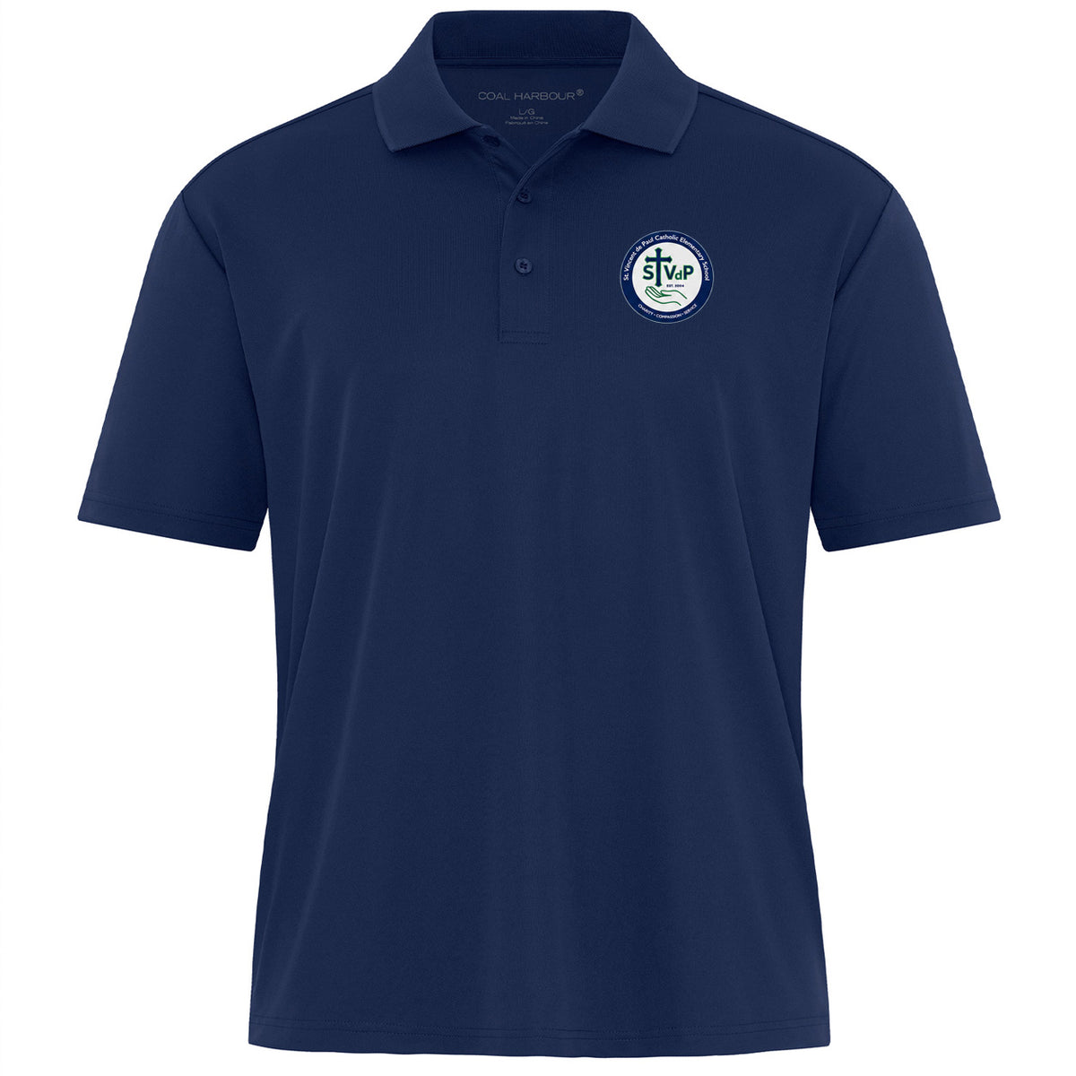 Saint Vincent de Paul Catholic Elementary Spirit Wear Adult Polo