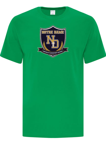 Notre Dame Catholic Elementary Adult T-Shirt (2 Colors)