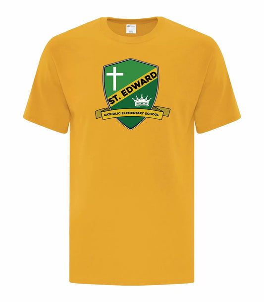 *NEW LOGO* St. Edward Spirit Wear Youth Gold T-Shirt