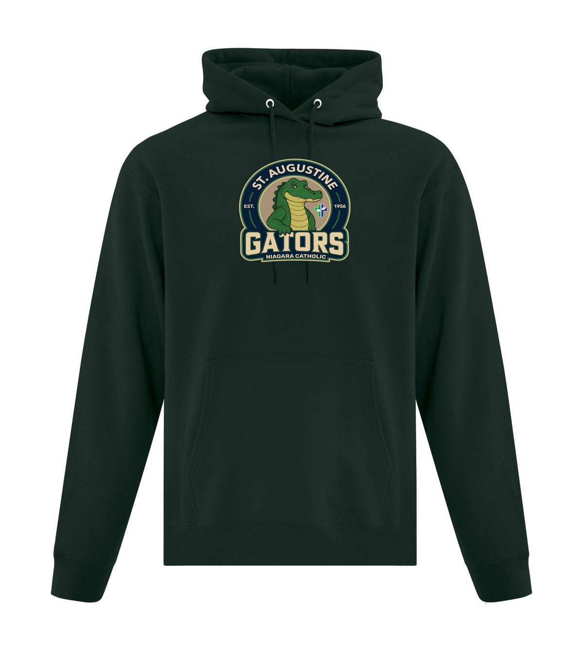 Saint Augustine Spirit Wear Youth Hoodie (Forest Green)