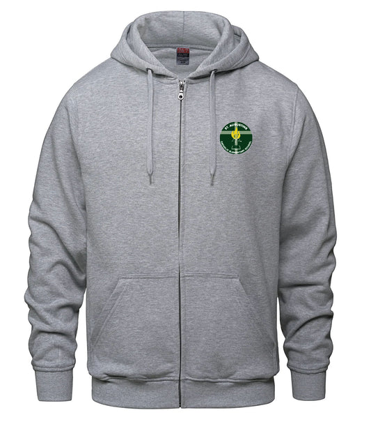 Saint Augustine Spirit Wear Adult Zipper Hoodie (Grey)