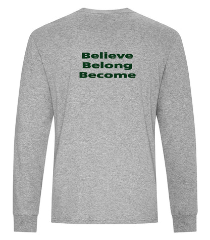 Saint Augustine Spirit Wear Adult Long Sleeve (Grey)