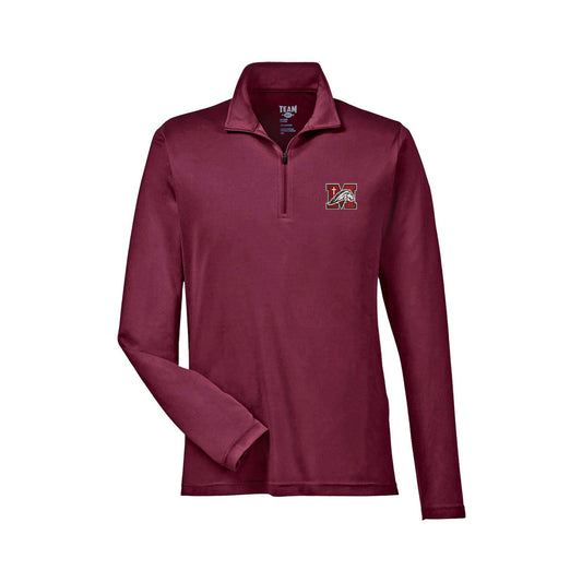 Saint Michael Spirit Wear Maroon 1/4 Zip Sweater (Dri Fit)