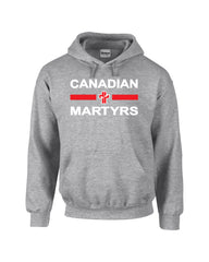 Canadian Martyrs Spirit Wear Adult Grey Hoodie