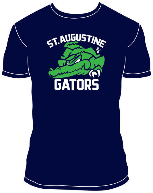 Saint Augustine Spirit Wear Adult Dri Fit T-Shirt (Navy)