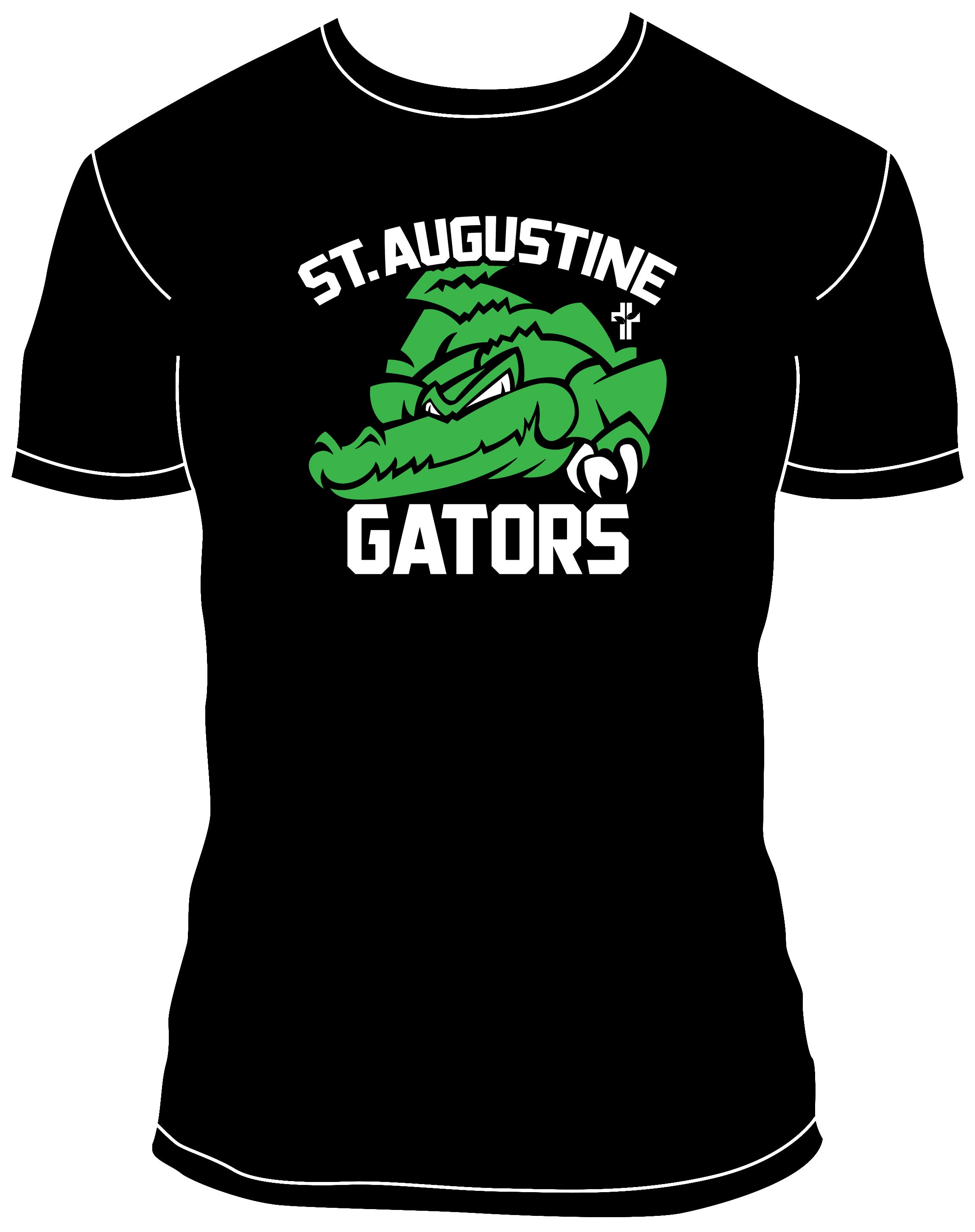 Saint Augustine Spirit Wear Youth Dri Fit T Shirt Black