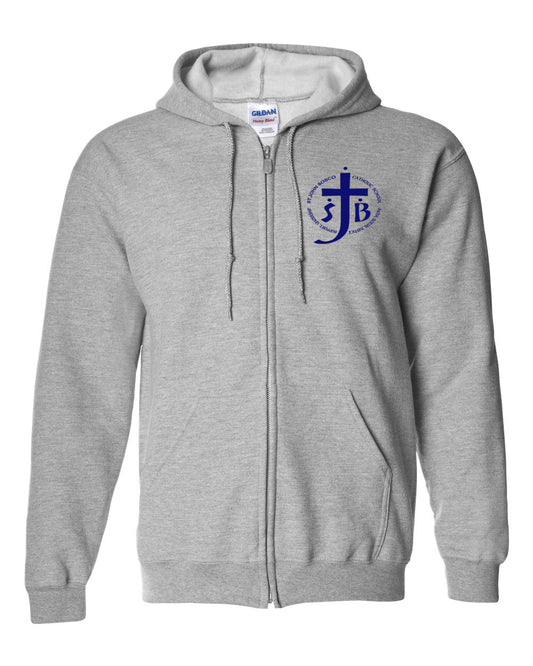 St. John Bosco Spirit Wear Youth Zipper Hoodie