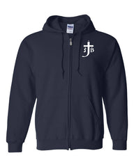 St. John Bosco Spirit Wear Youth Navy Zipper Hoodie